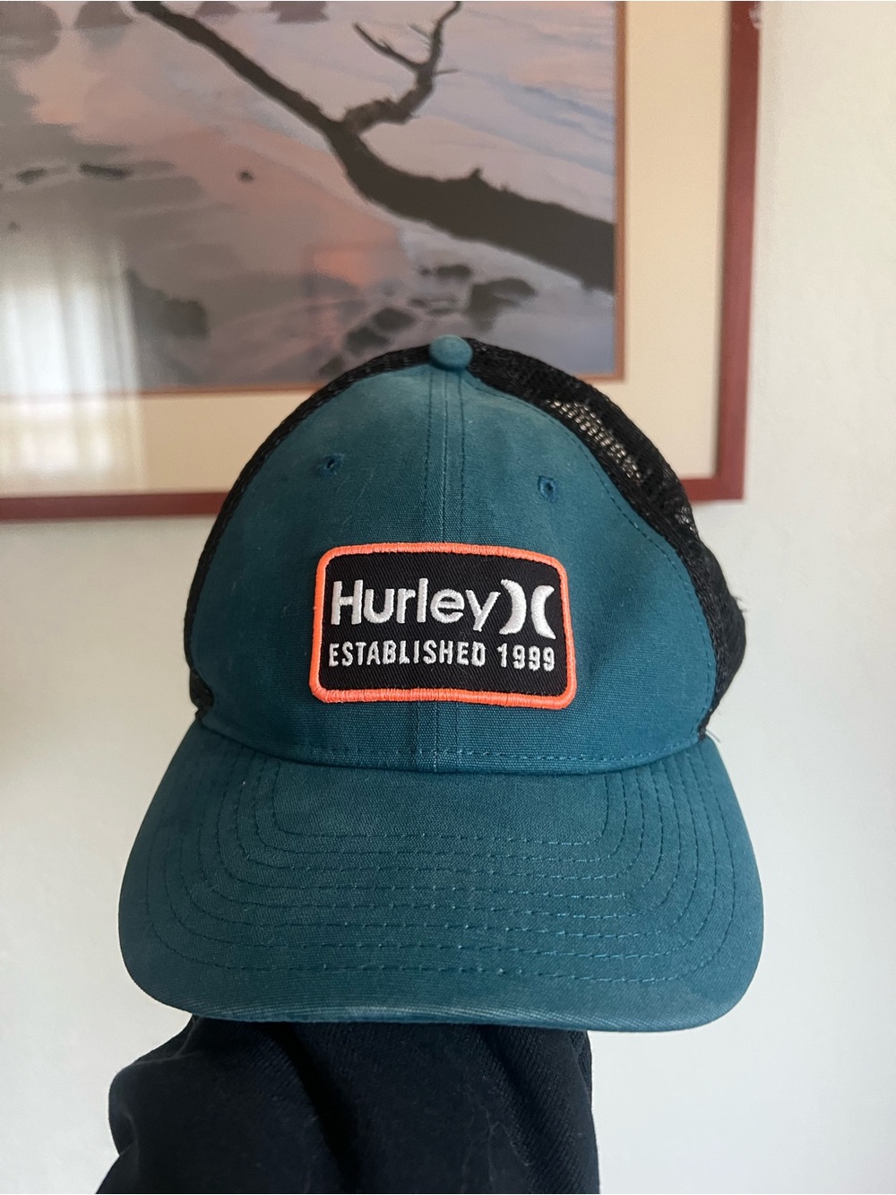 Youth Little Boy Hat Teal Hurley Mesh Back